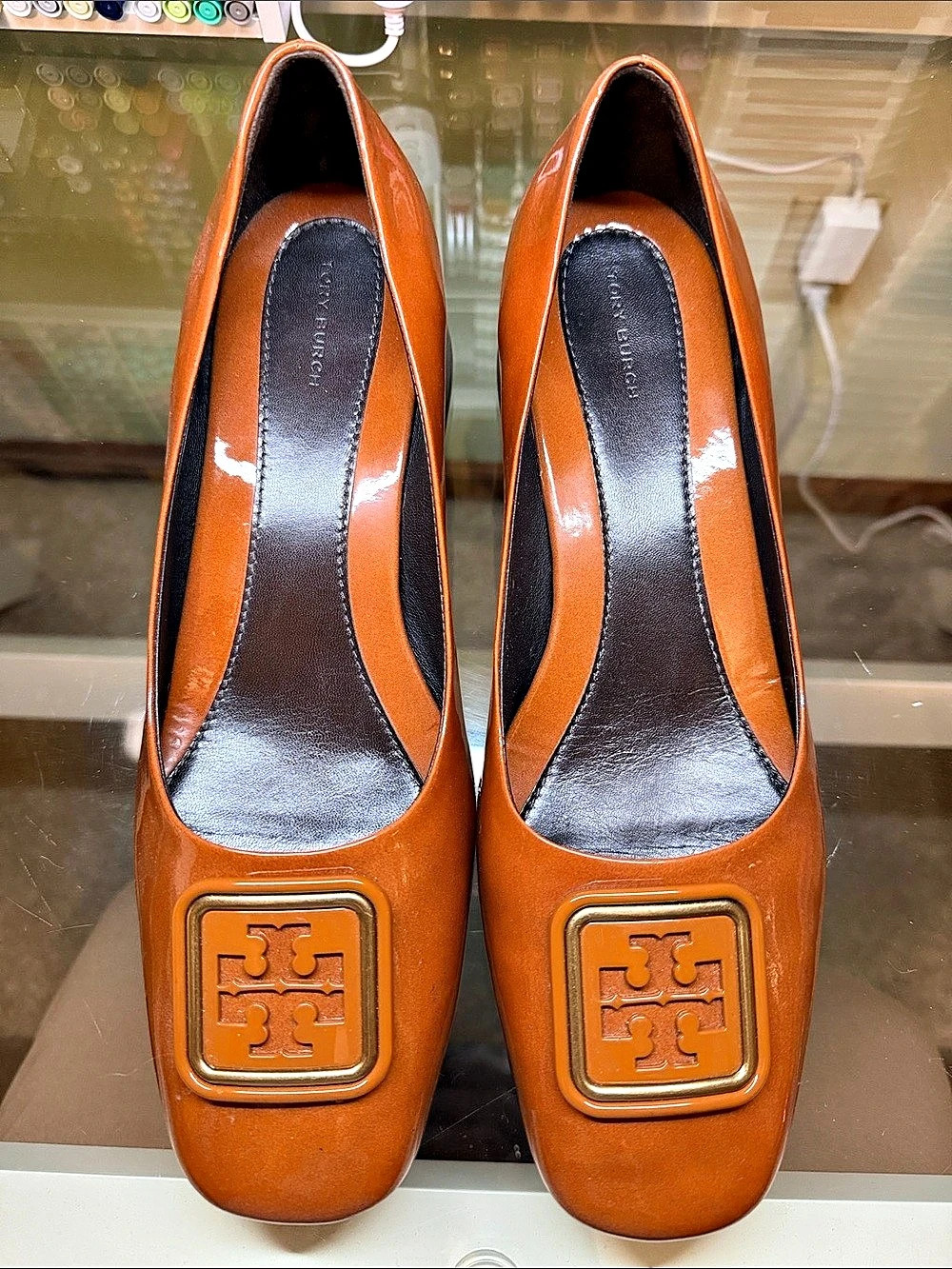 Tory Burch Georgia Pump Heels in Brown